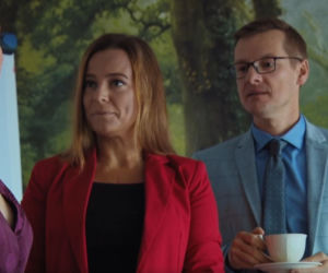 M jak miłość odcinek 1560. Kamila (Anna Gorajska), Piotrek (Marcin Mroczek), Magda (Anna Mucha)