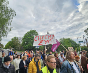 Protest w Szczecinie Podjuchach