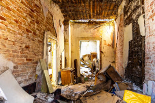 Ruiny domu Wedla w Otwocku