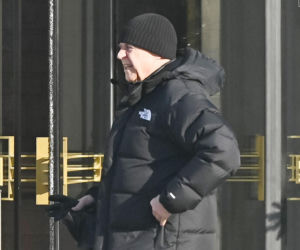 Marek Kondrat z żoną Antoniną Turnau i córką Heleną w Warszawie