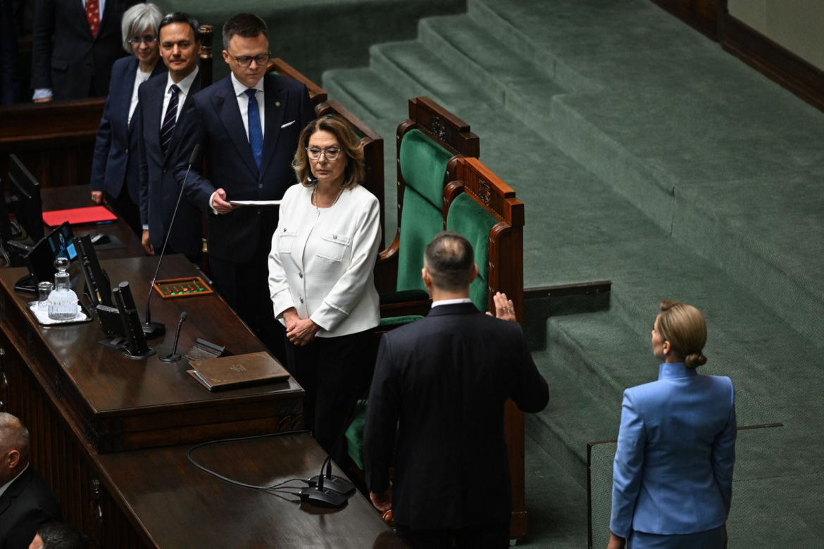 Sejm. Zaprzysiężenie Karola Nawrockiego.