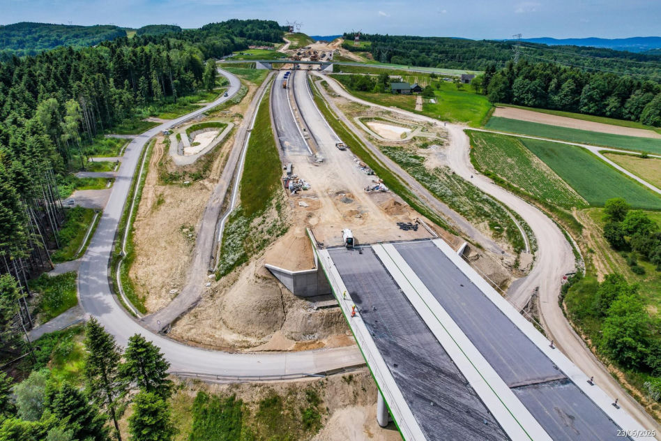Budowa S19 - Babica Jawornik z najwyższą estakadą w Polsce