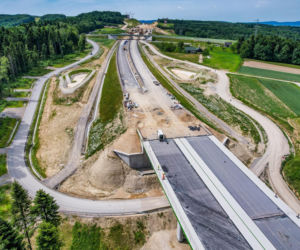 Budowa S19 - Babica Jawornik z najwyższą estakadą w Polsce