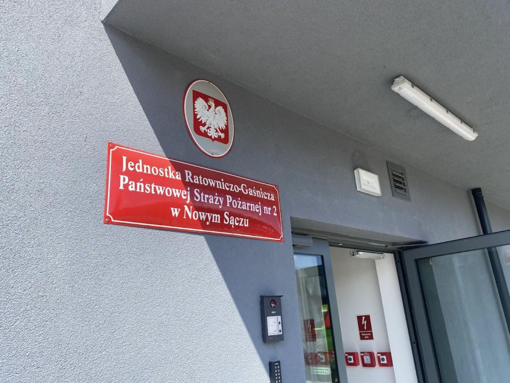 Nowa siedziba Jednostki Ratowniczo Gaśniczej numer 2 w Nowym Sączu