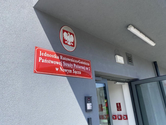 Nowa siedziba Jednostki Ratowniczo Gaśniczej numer 2 w Nowym Sączu