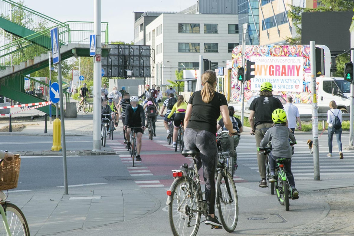 Rowerowy szał opętał warszawiaków