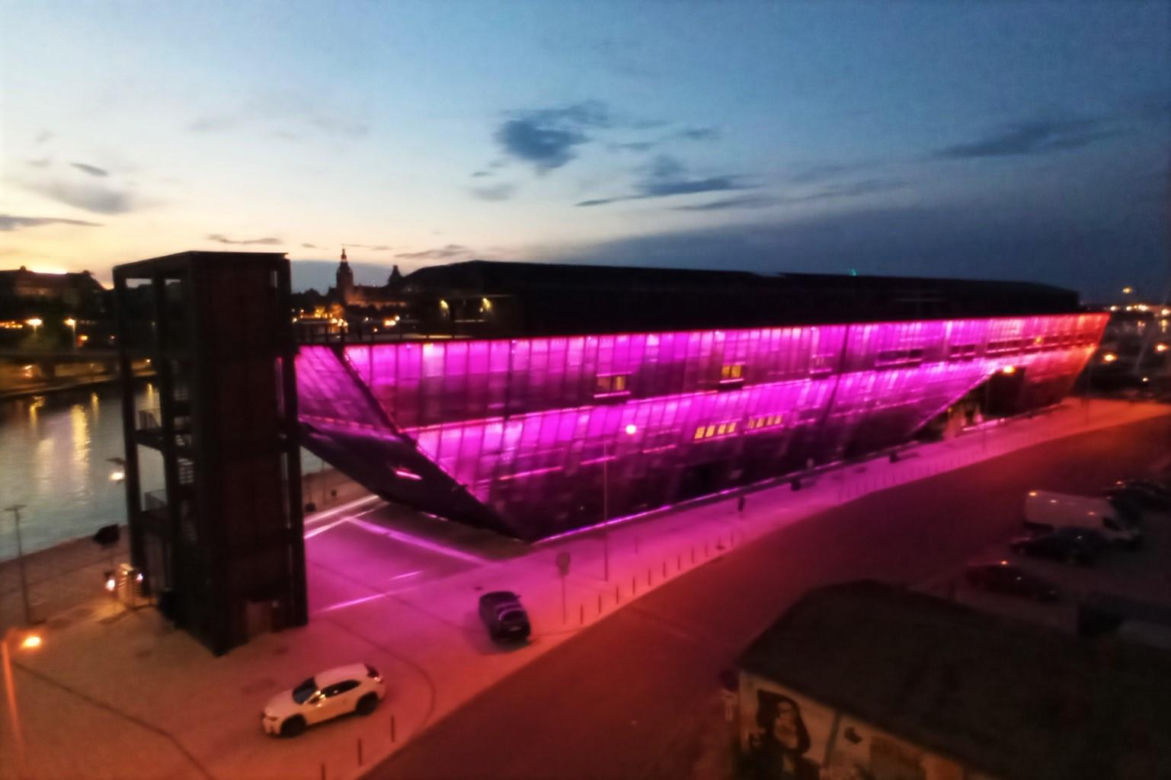 Iluminacja Morskiego Centrum Nauki