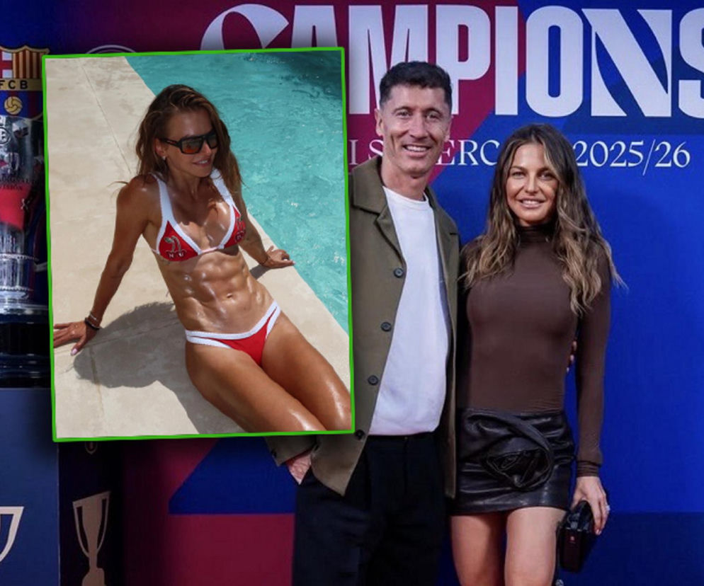 Anna Lewandowska wskoczyła w bikini. Internauci zwrócili uwagę na jeden szczegół