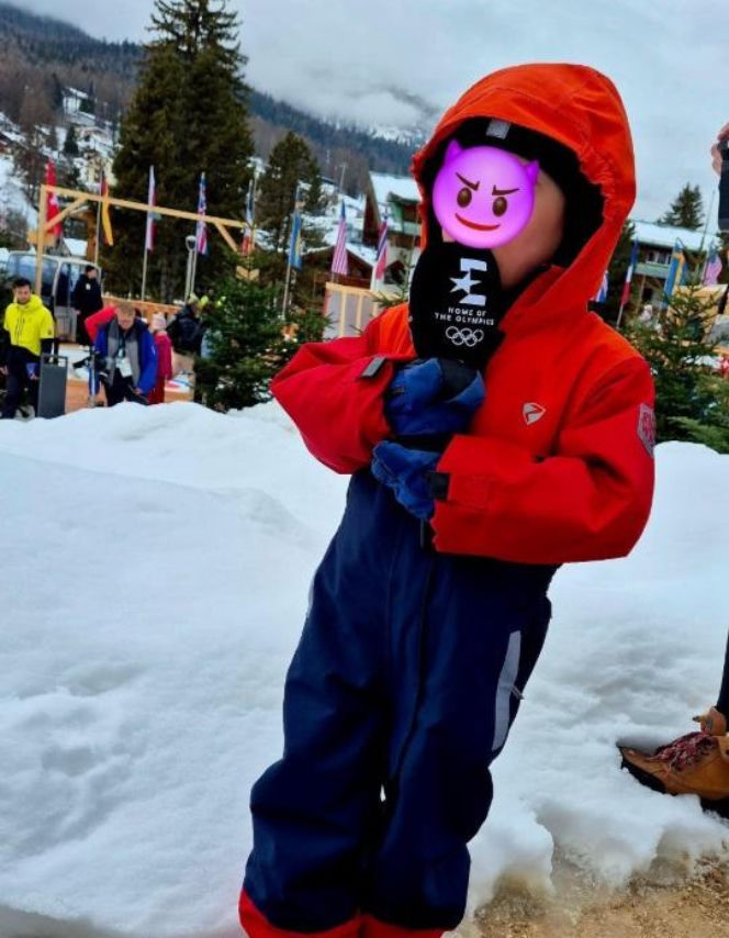 Justyna Kowalczyk i syn