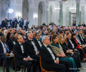 Nawroccy zadali szyku na spotkaniu z Korpusem Dyplomatycznym