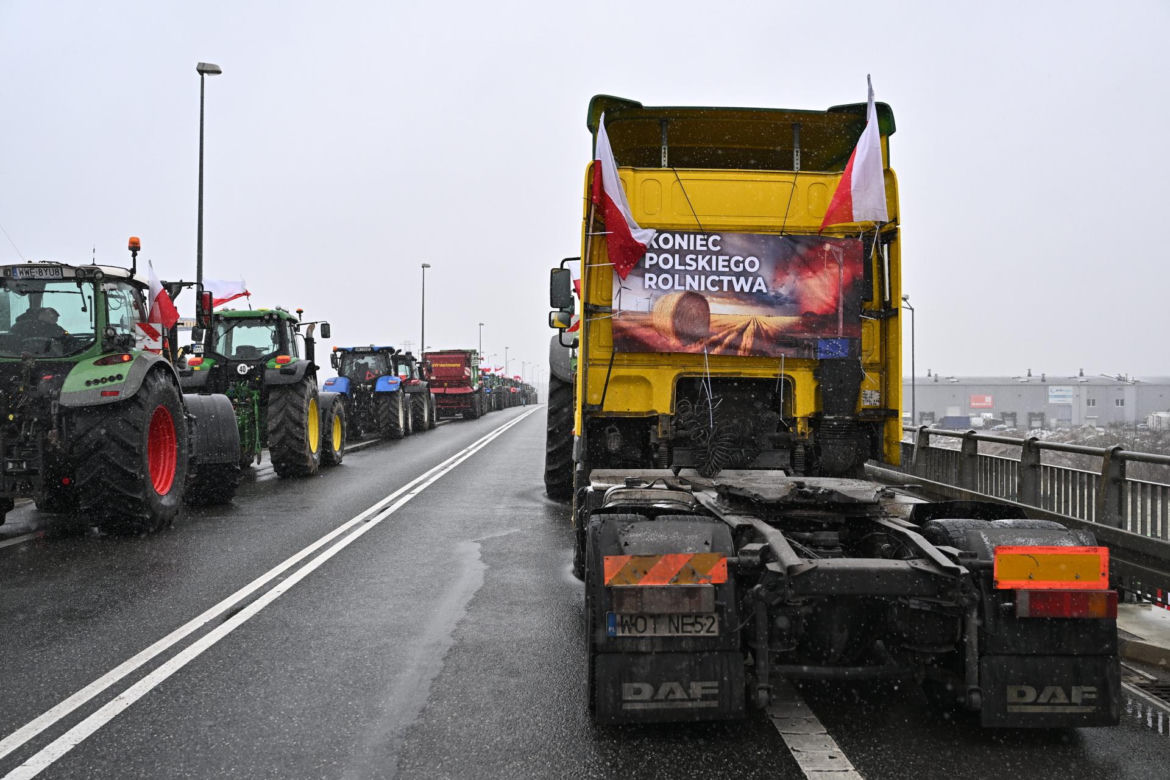 Mińsk Mazowiecki. Ogólnopolski protest rolników