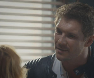 M jak miłość, odcinek 1901. Pani Ola (Ewa Kolasińska), Marcin (Mikołaj Roznerski)