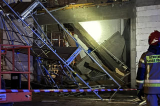 Zawalił się strop stacji uzdatniania wody! Trzy osoby poszkodowane