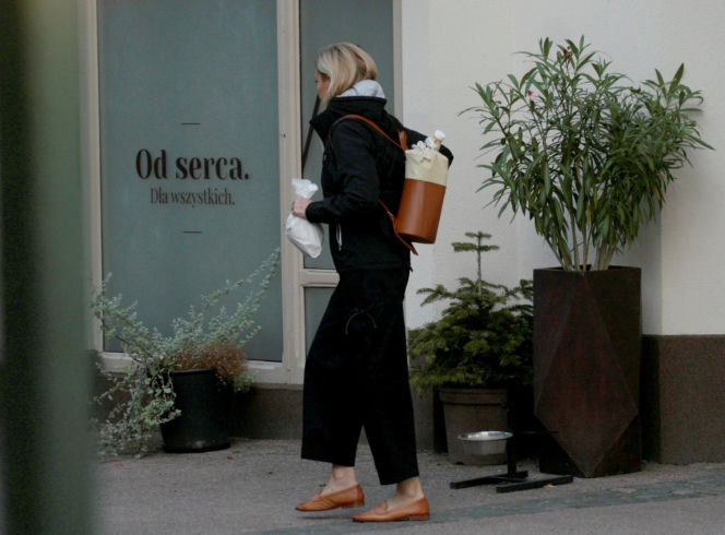 Joanna Mucha na zakupach w Sopocie