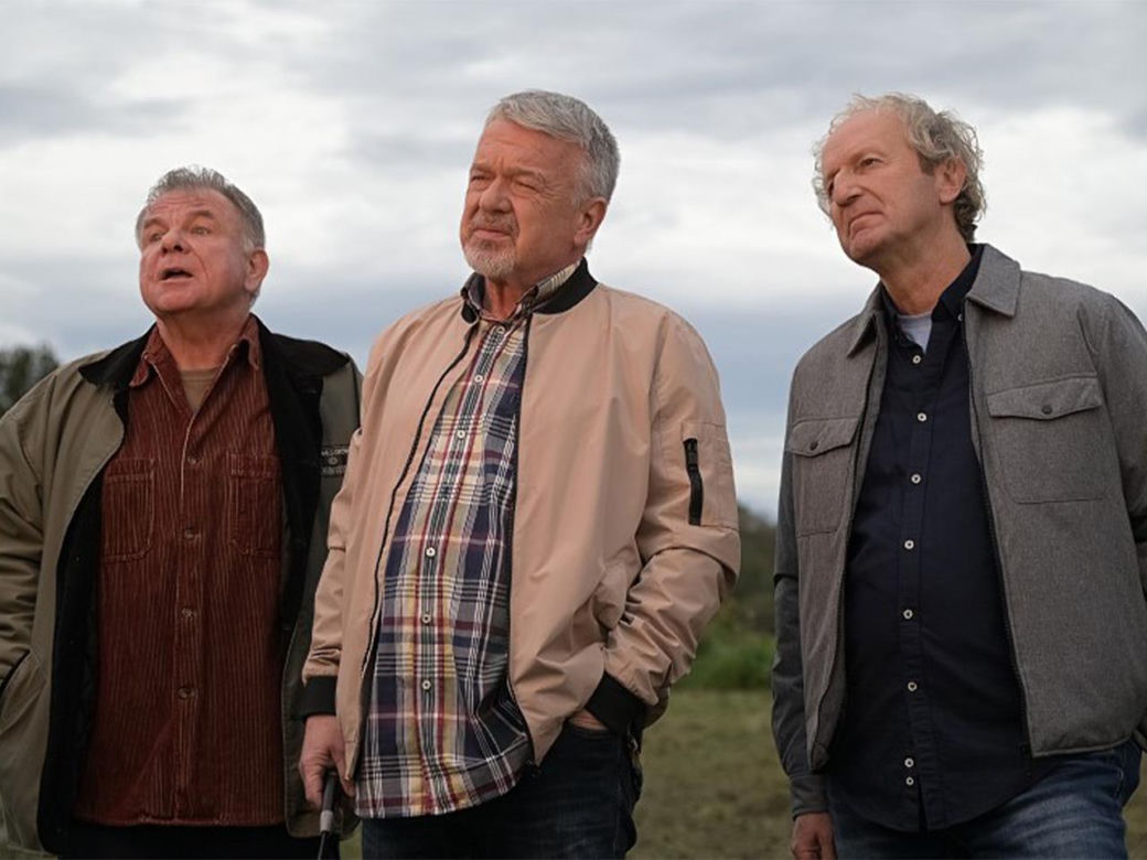 Pierwsza miłość, odcinek 3929: Śmiałek (Paweł Okoński) i Seweryn (Mirosław Kropielnicki), Łazanek (Marek Pyś)