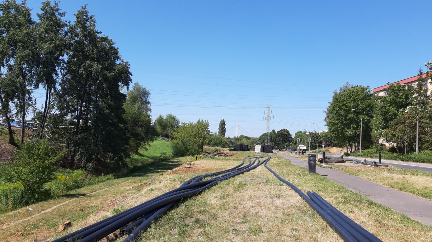 Trwa budowa tramwaju do Górki Narodowej
