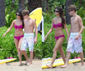 Justin Bieber i Selena Gomez na Hawajach