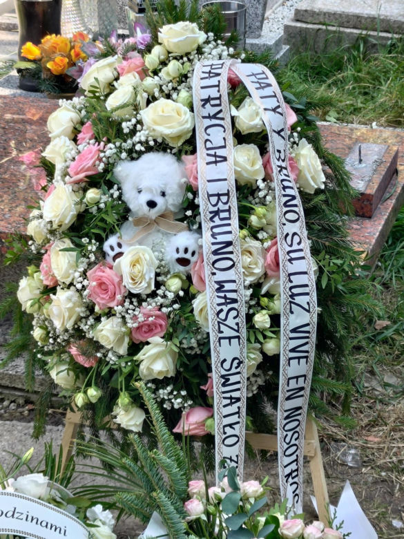 Patrycja i Bruno spoczęli na cmentarzu w Tychach. Widok grobu łamie serce