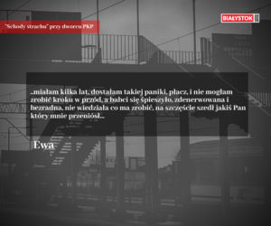 Białystok. Schody strachu przy dworcu PKP. Komentarze Internautów