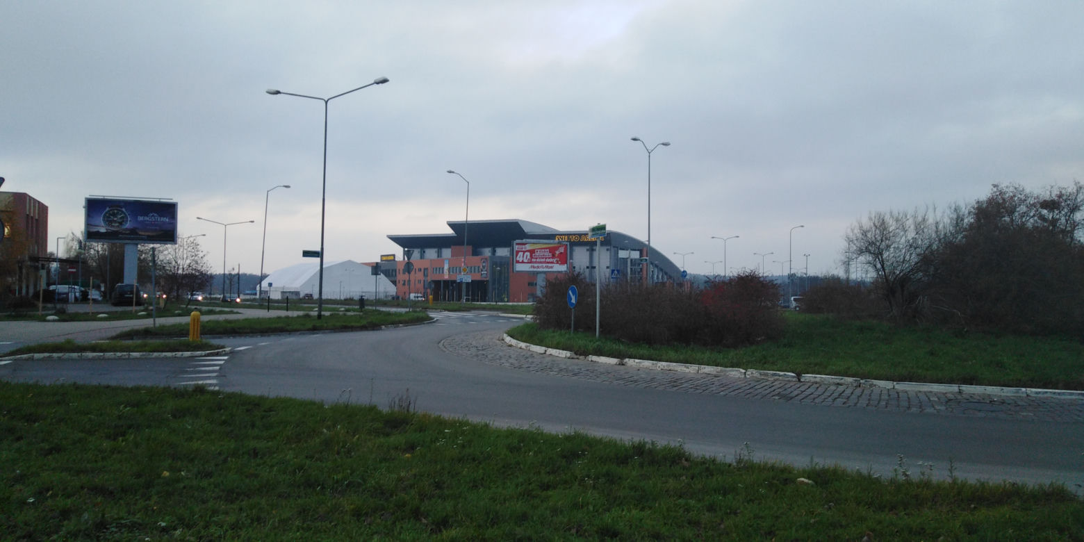 Ulica Szafera w przeddzień rozpoczęcia przebudowy