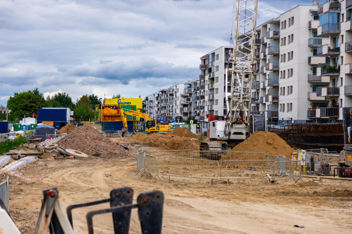 Budowa metra M2 – stacja Chrzanów