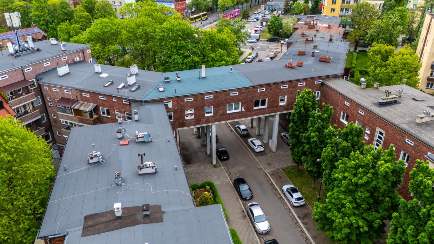 Plac Słowiański w Zabrzu - przedwojenna zabudowa