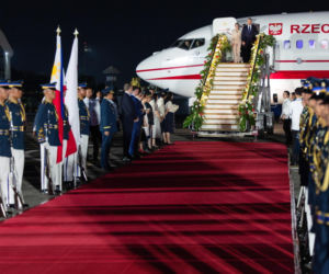 Karol Nawrocki z żoną na historycznych rozmowach na Filipinach