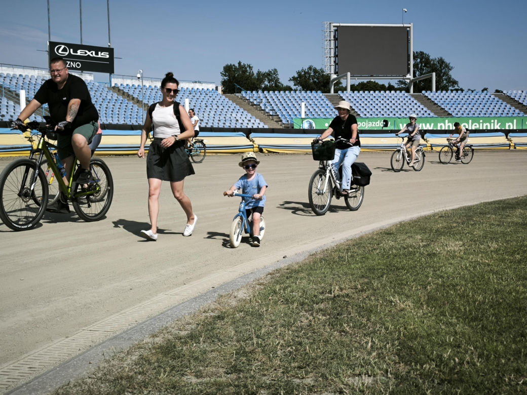 Rowerowa stolica Polski na stadionie 