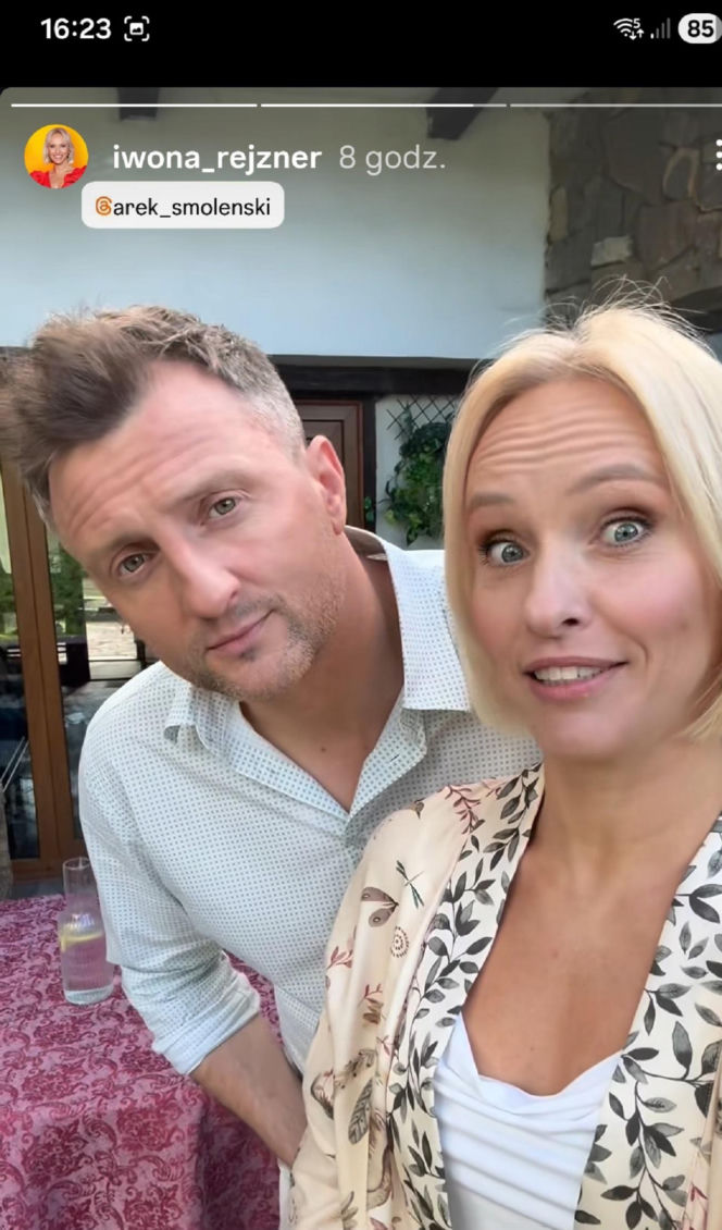 M jak miłość nowy sezon na planie. Dorota (Iwona Rejzner), Bartek (Arkadiusz Smoleński)