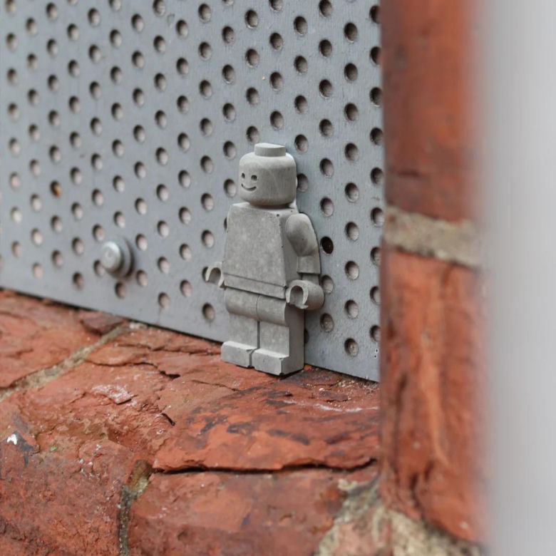 Minifigurki LEGO z betonu