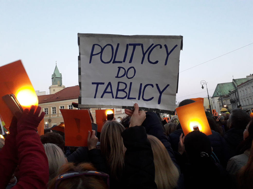 Pikieta poparcia dla nauczycieli
