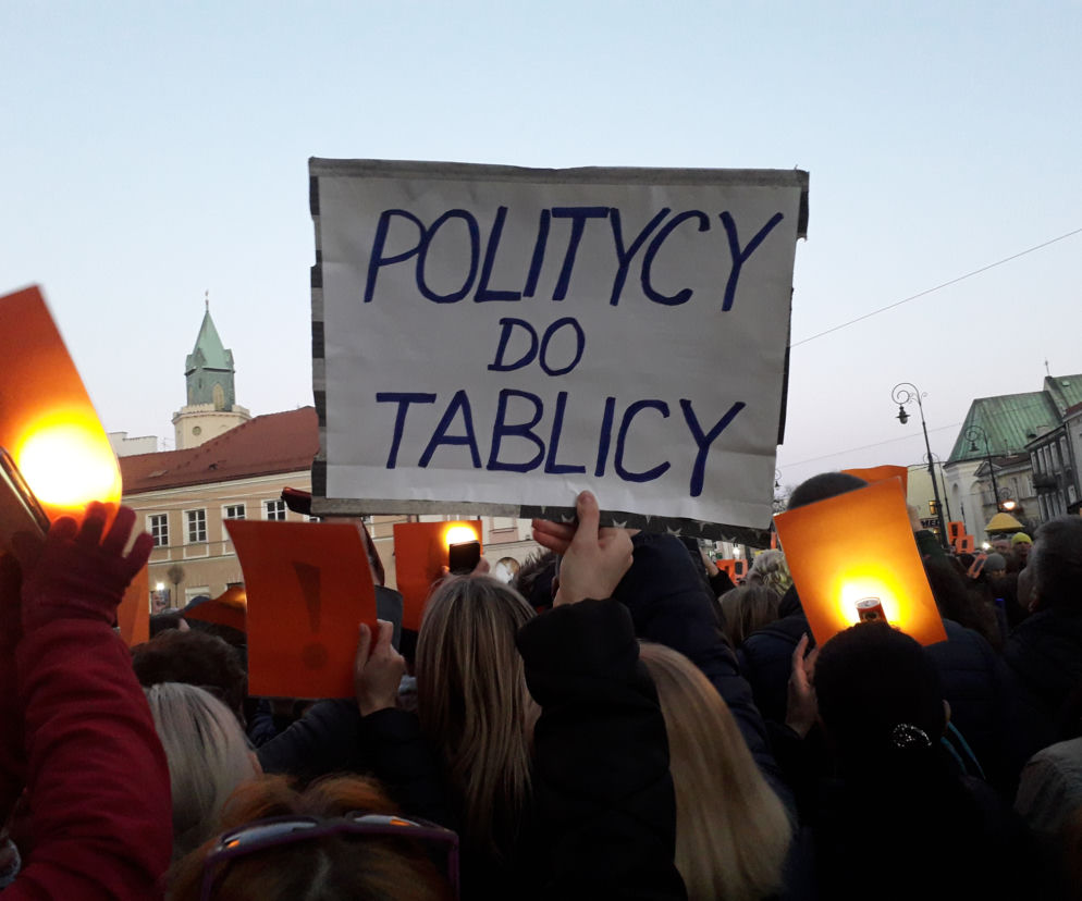 Pikieta poparcia dla nauczycieli