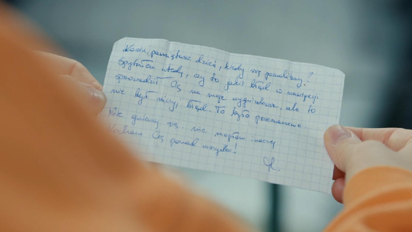 Barwy szczęścia, odcinek 3122. List Mariusza (Rafał Cieszyński