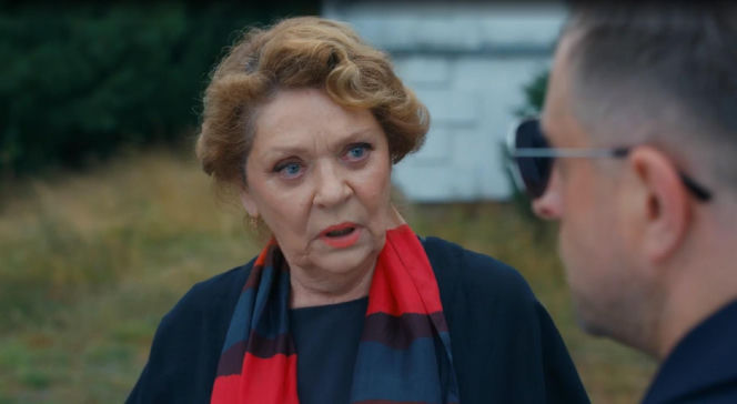 Barwy szczęścia odc. 3293. Józefina Rawiczowa (Elżbieta Jarosik), Wejher (Paweł Kowalczyk) policjant/ płatny zabójca