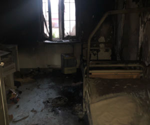 Pożar w Domu Pomocy Społecznej w Siennicy