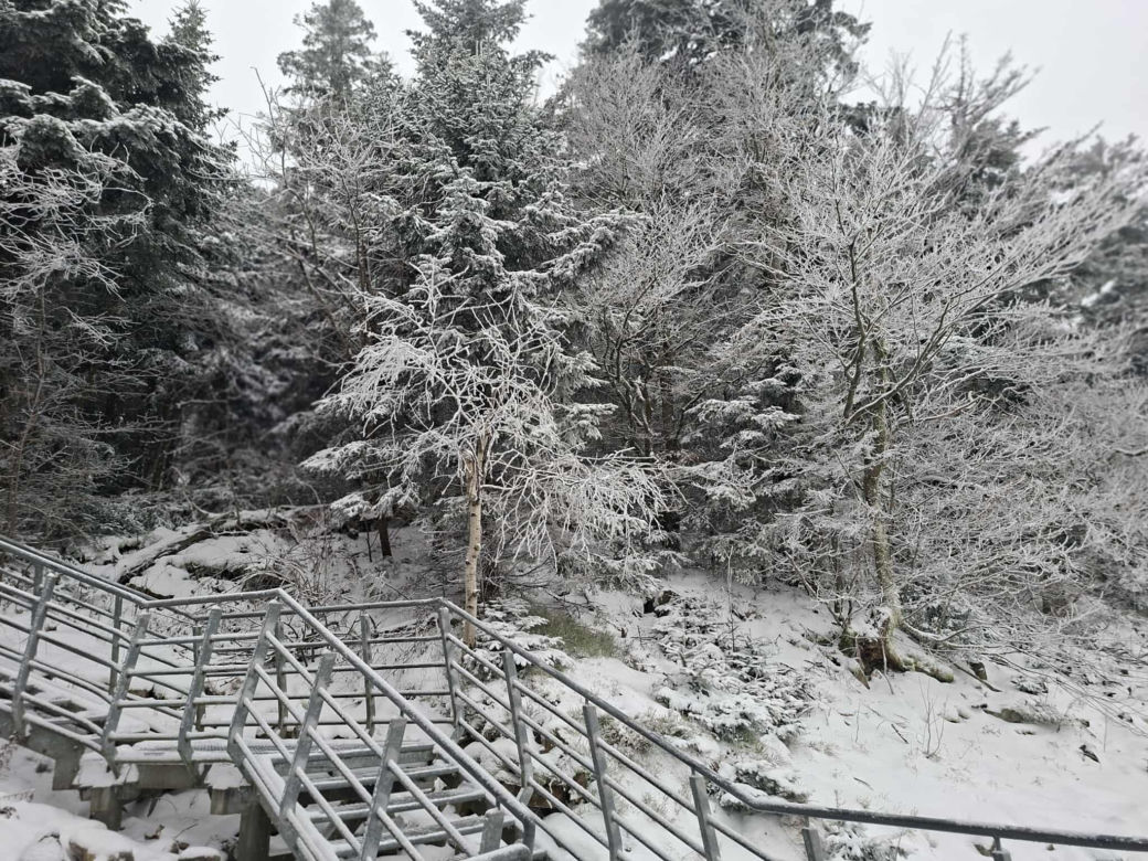 Majestatycznie, zimowo, jak w bajkowej Narnii. Tak Nowy Rok wita Święty Krzyż
