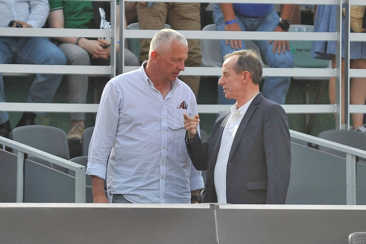 Iga Świątek i jej tata Tomasz Świątek