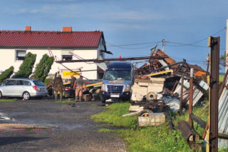 Nad tą wsią przeszła trąba powietrzna. Skala zniszczeń jest ogromna
