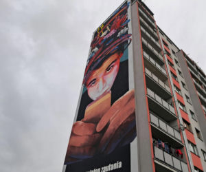Ogromny mural w Skarżysku-Kamiennej