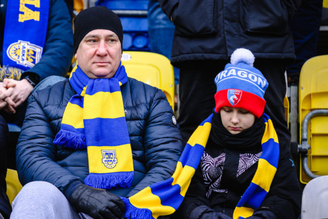 Arka Gdynia - GKS Katowice: Zdjęcia kibiców z meczu 22. kolejki PKO BP Ekstraklasy