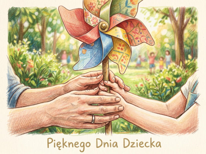 Kartka na Dzień Dziecka dorosłego dziecka