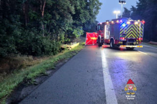 Tragiczny wypadek w Brzozie. Nie żyje 19-latka, kierowca BMW w szpitalu