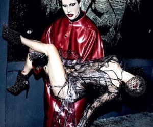 Marilyn Manson pogryzł gwiazdę porno