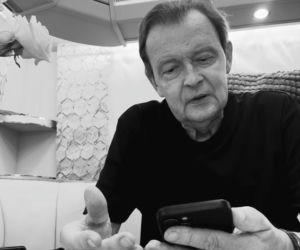 Jan Frycz na nagraniu Krzysztofa Skoniecznego