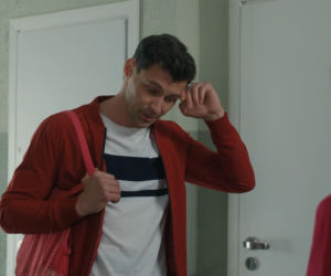 Barwy szczęścia, odcinek 3264. Sonia (Weronika Nockowska), Darek (Andrzej Niemyt)