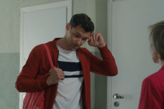 Barwy szczęścia, odcinek 3264. Sonia (Weronika Nockowska), Darek (Andrzej Niemyt)