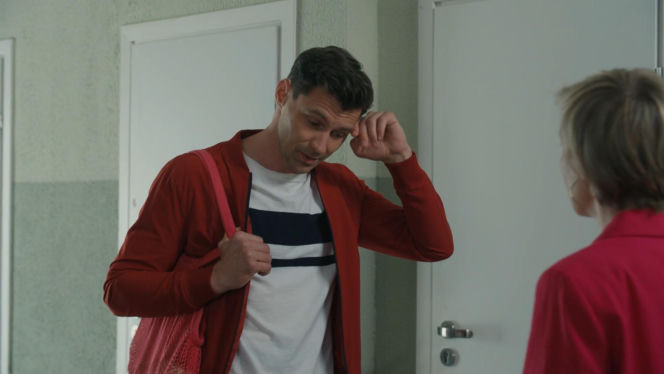 Barwy szczęścia, odcinek 3264. Sonia (Weronika Nockowska), Darek (Andrzej Niemyt)