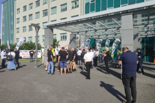 Protest związkowców JSW - czerwiec 2026