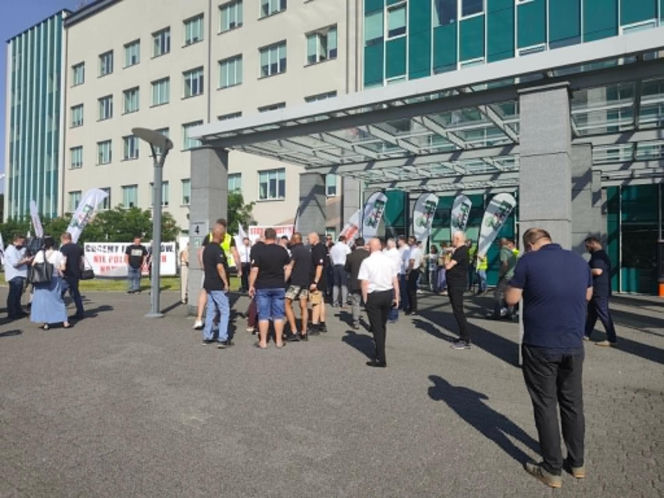 Protest związkowców JSW - czerwiec 2026