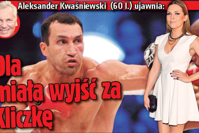 Ola miała wyjść za Kliczkę